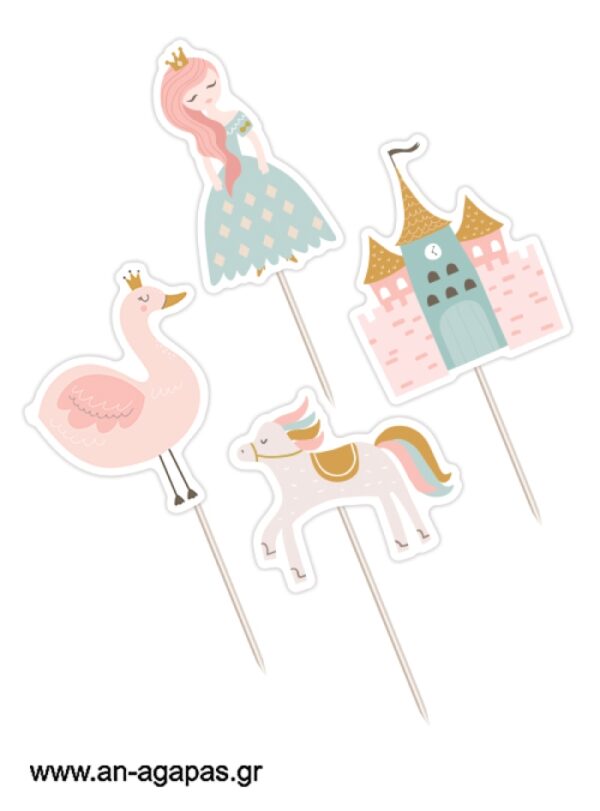 Cupcake Toppers Hello Princess