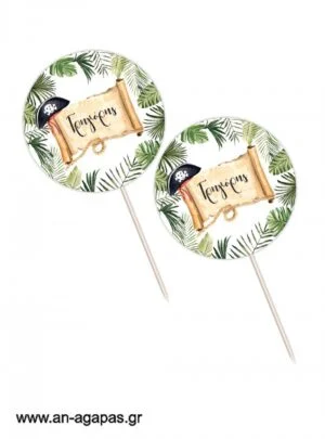 Cupcake  Toppers  Jungle  Pirates 