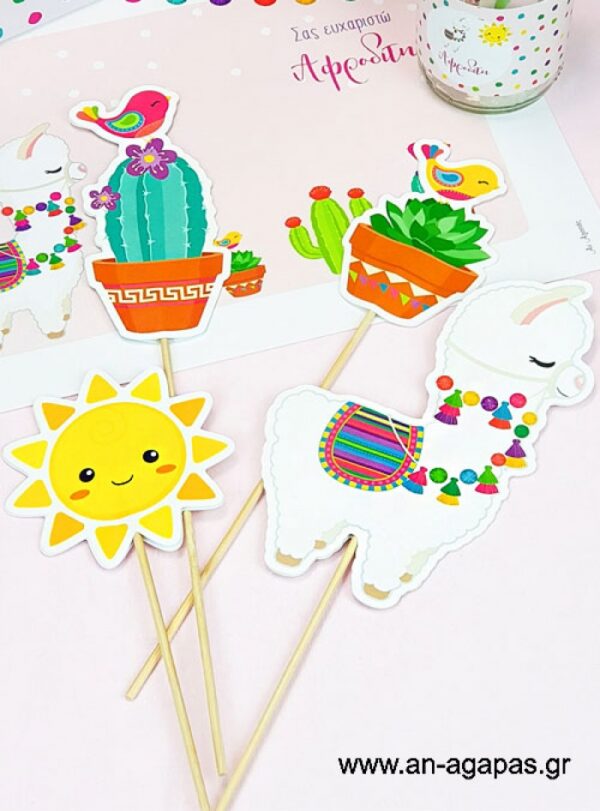 Cupcake Toppers Lama κοπτικό