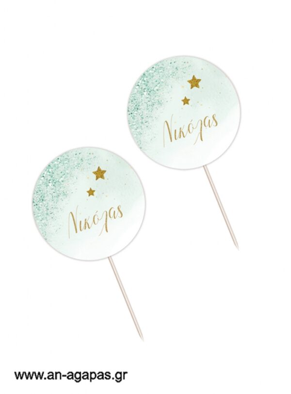 Cupcake Toppers Mint Wonder