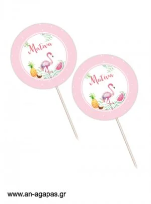 Cupcake  Toppers  Tropical  Girl   