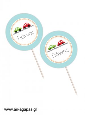 Cupcake  Toppers    Vroom  Vroom