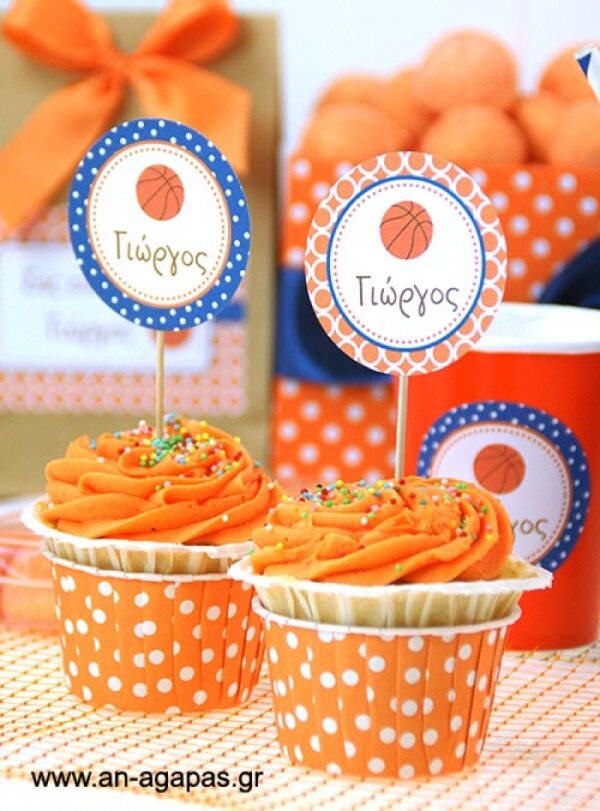 Cupcake Toppers Βasket