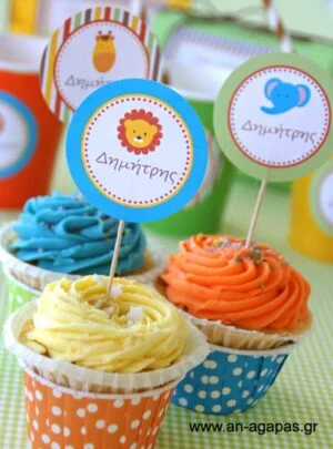 Cupcake Toppers Ζούγκλα