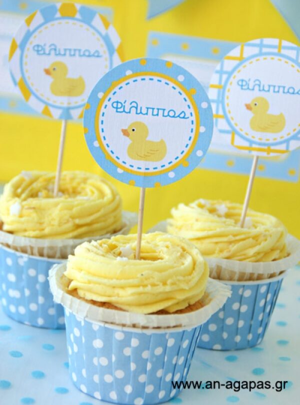 Cupcake Toppers Παπάκι