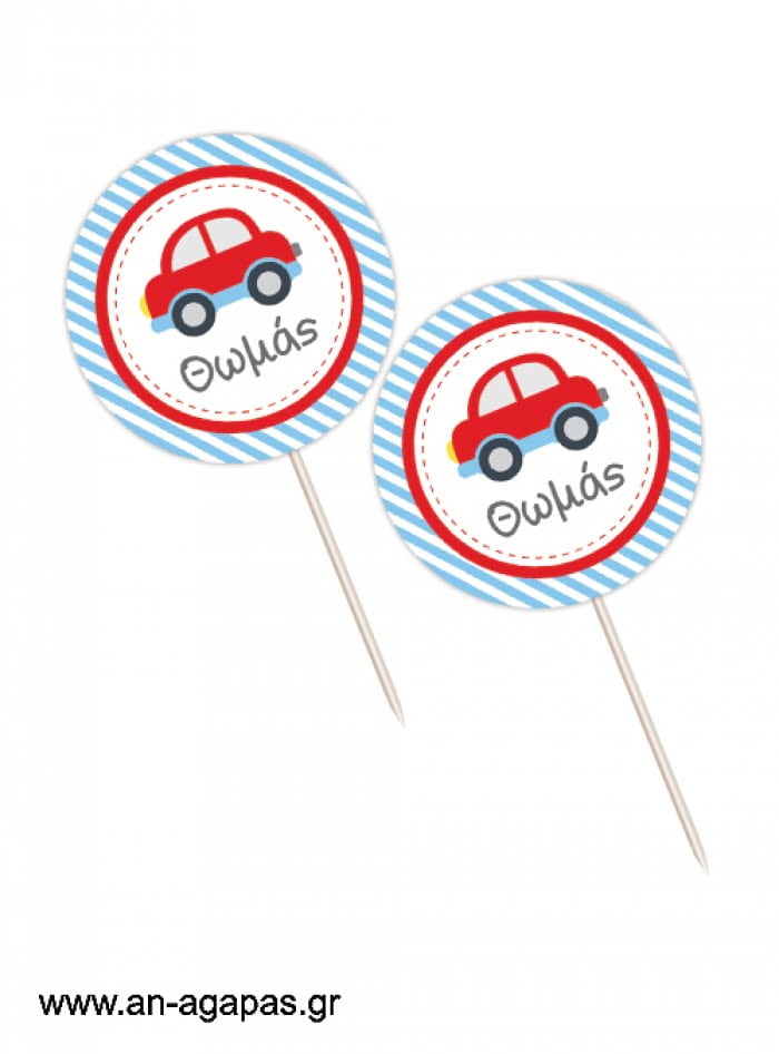 Cupcake  toppers  Little  Cars