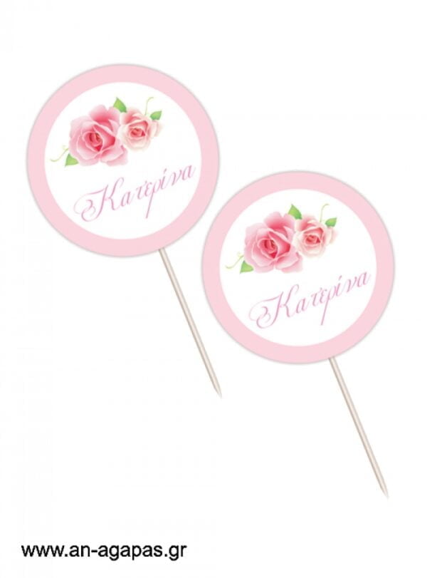 Cupcake  toppers  Pretty  Roses