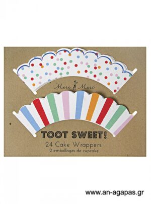 Cupcake  wrappers  Toot  Sweet-EOL