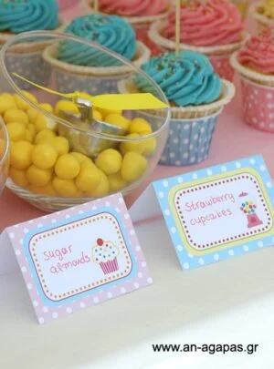 Food Label Sweet Candy Corner