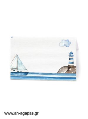 Food Labels Nautical Landscape