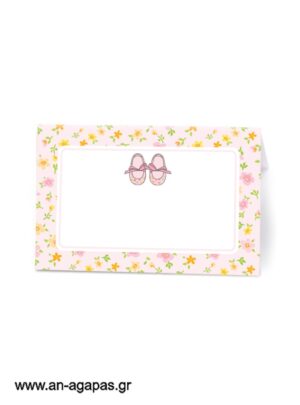 Food Labels Pink Floral