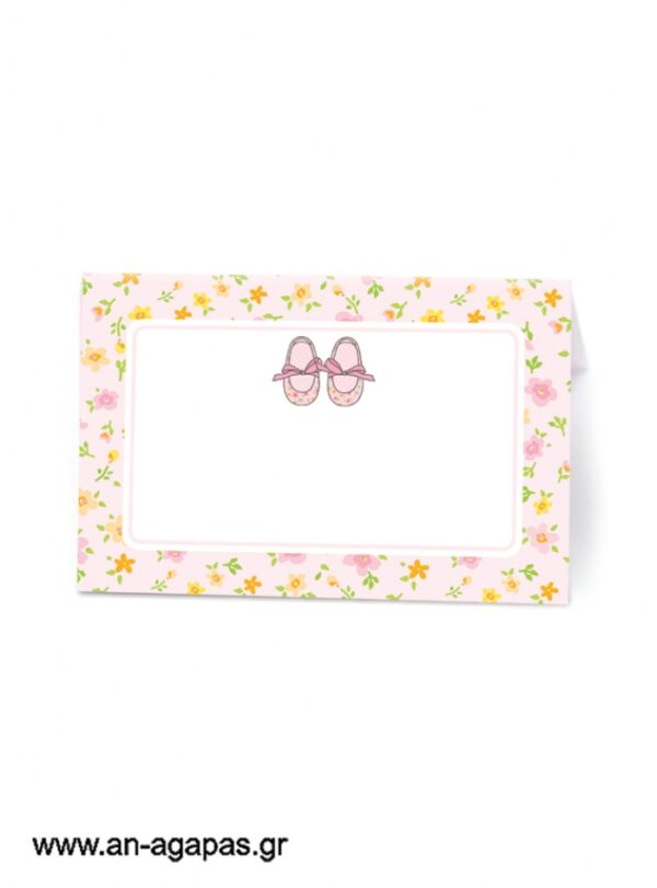 Food Labels Pink Floral