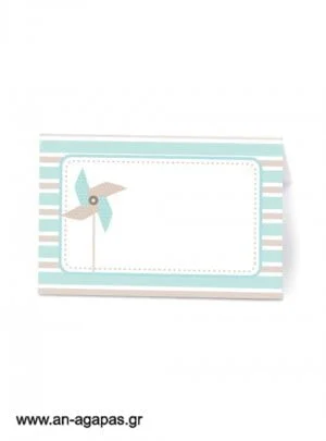 Food  Labels    Pinwheel  Blue   