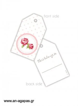 Gift  Tag  Λουλούδια 