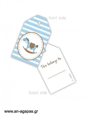 Gift  Tags  Baby  Horse   