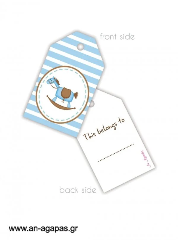 Gift  Tags  Baby  Horse