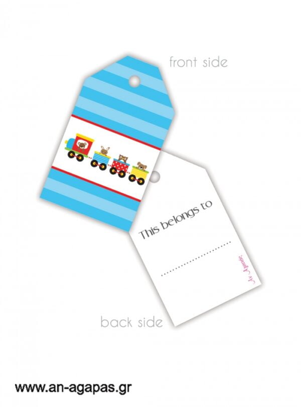 Gift  Tags  Baby  Train