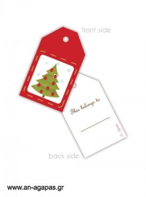 Gift  Tags  Christmas  Time,  10τμχ