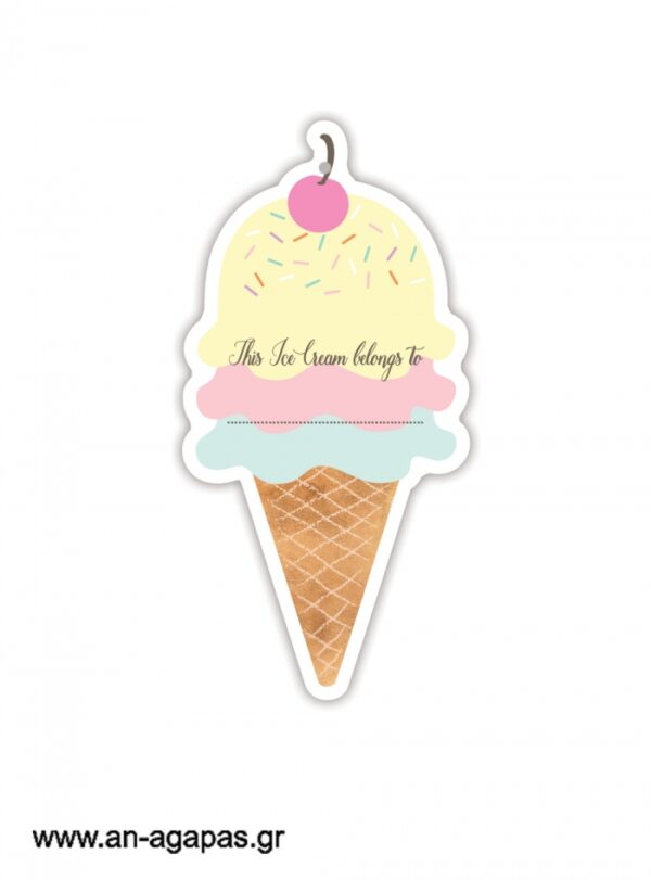 Gift  tags  Ice  Cream