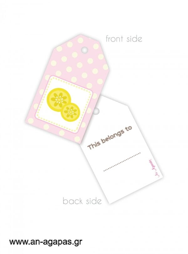 Gift  tags  Pink  Lemonade