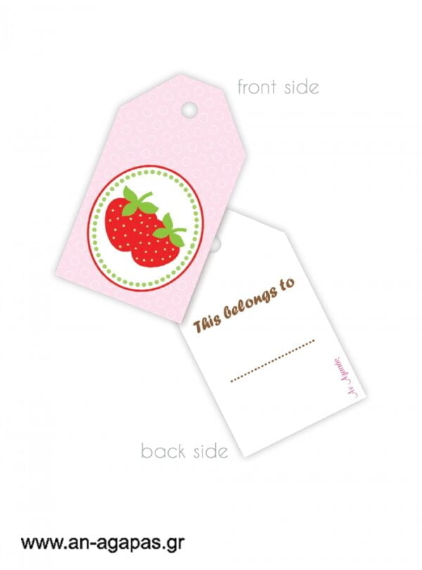 Gift  tags  Strawberry