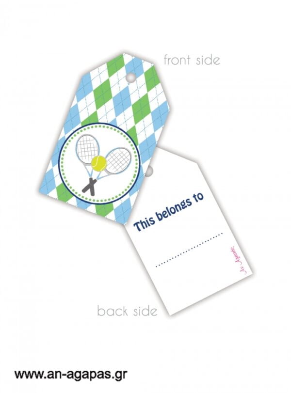 Gift  tags  Tennis