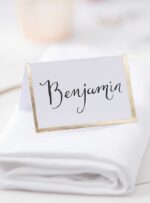 Gold Foiled Place Cards (10τμχ)