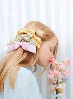 Hair Clips Gingham Bows