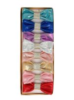 Hair Clips Lurex Φιόγκοι, 8τμχ
