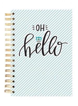 Hello  Owl  -HARD  COVER  JOURNAL