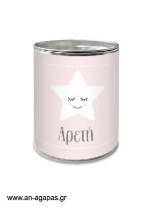 Μπομπονιέρα Βάπτισης Κουμπαράς Girl Dreamer