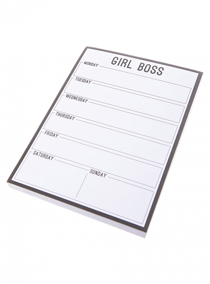 Large Notepad-Girl Boss