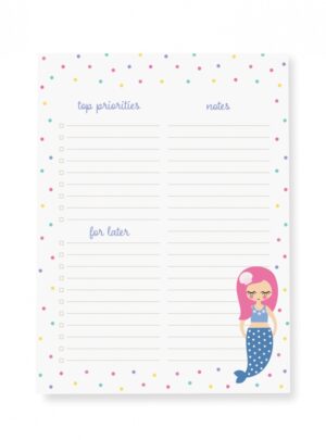 Mermaid  -  Large  Notepad