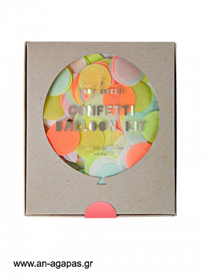 Neon  Confetti  Balloon  Kit  (8τεμ)