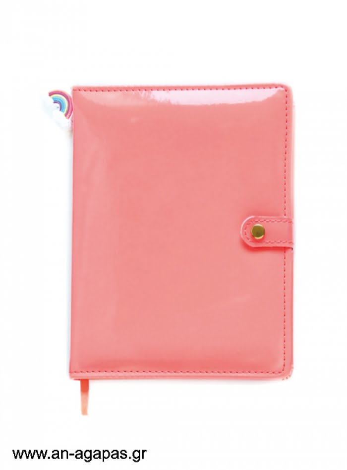 Neon  Pink  Glitter  -  Snap  Journal