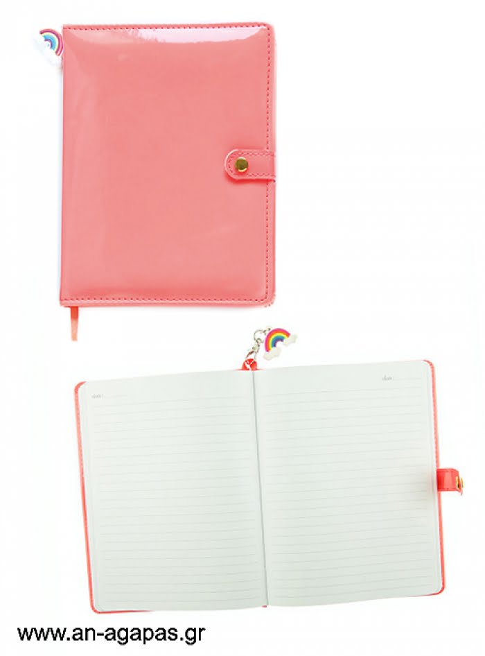 Neon  Pink  Glitter  -  Snap  Journal