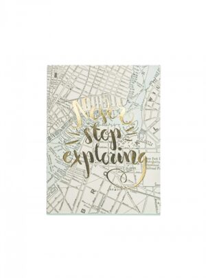 Pocket Notes-Never Stop Exploring Map