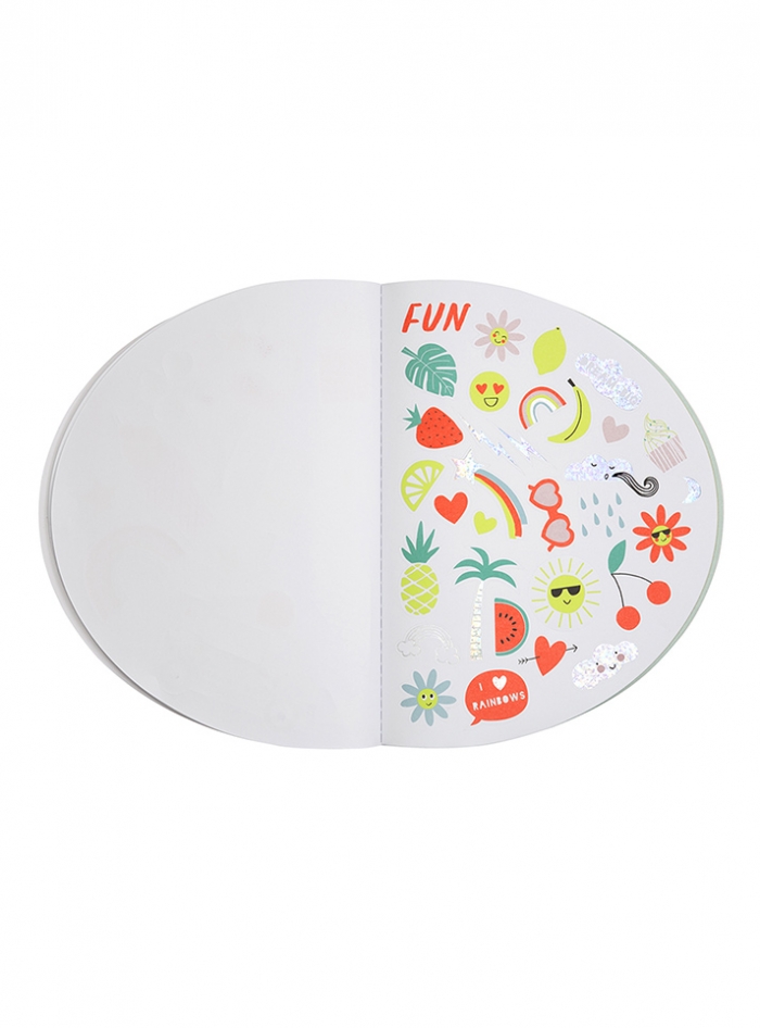 Rainbow  Stickers  &  Sketch  Book
