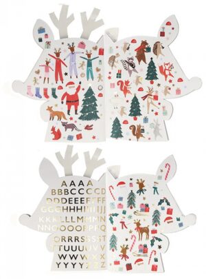 Reindeer Sticker Sketch Book