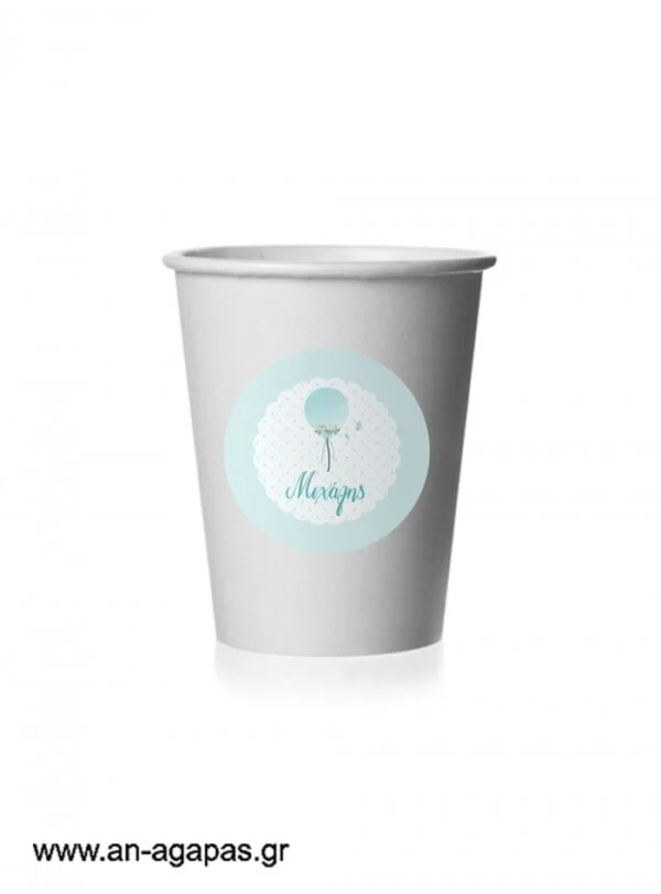 Round  Stickers  Balloon  Blue