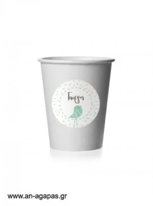 Round  Stickers  Blue  Bird 