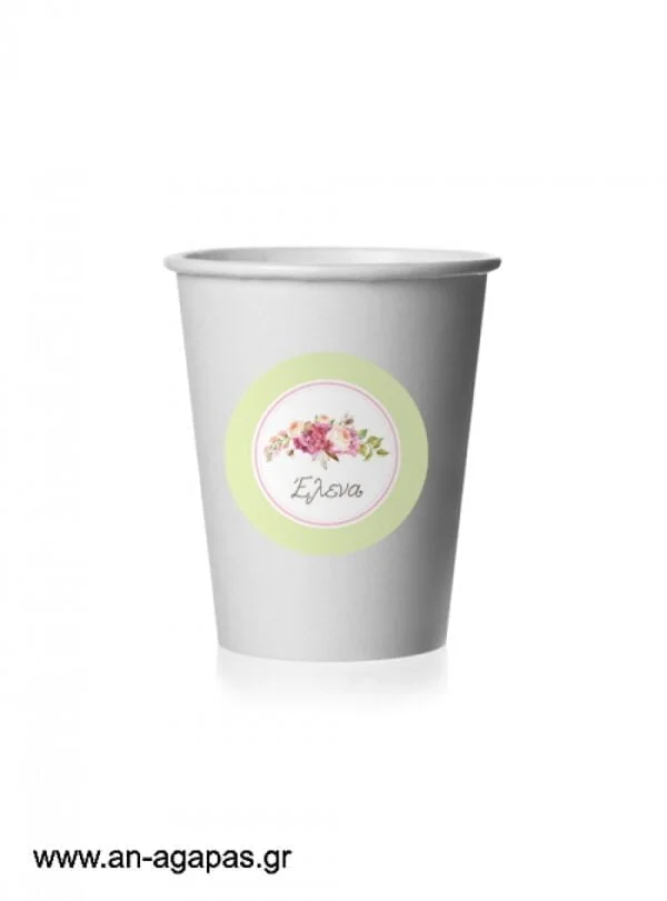 Round  Stickers  Bouquetin  Green