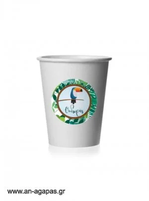 Round  Stickers  Tropical  Jungle   