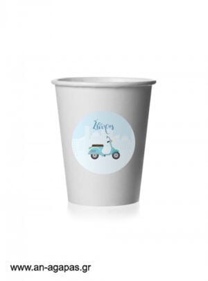 Round  Stickers  Vespa 