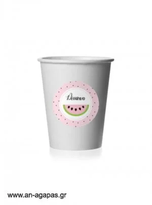 Round  Stickers  Watermelon   
