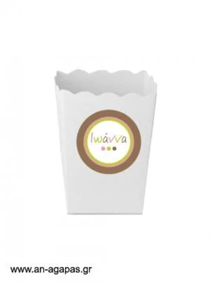 Round  stickers  Bold  Dots  Girl 
