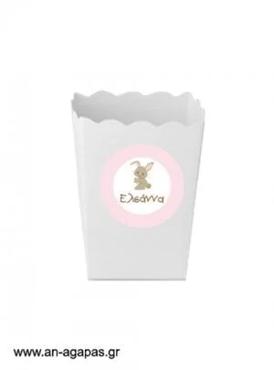 Round  stickers  Funny  Bunny  Girl 