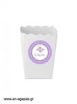 Round  stickers  Lavender  Blossom 
