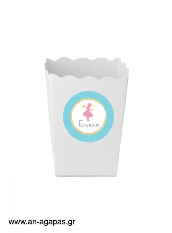 Round  stickers  Tea  Girl