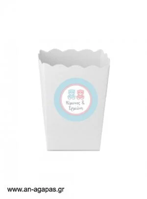 Round  stickers  Twin  Teddies 